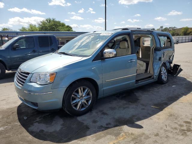 2A8HR64X58R646387 - 2008 CHRYSLER TOWN & COU LIMITED TURQUOISE photo 1