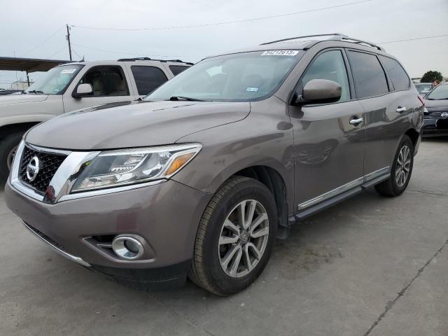 5N1AR2MM9EC667086 - 2014 NISSAN PATHFINDER S GRAY photo 1