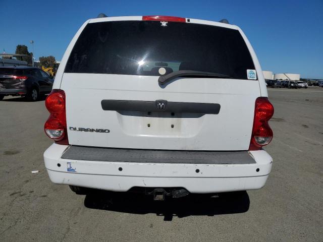 1D8HB38N07F566666 - 2007 DODGE DURANGO SXT WHITE photo 6