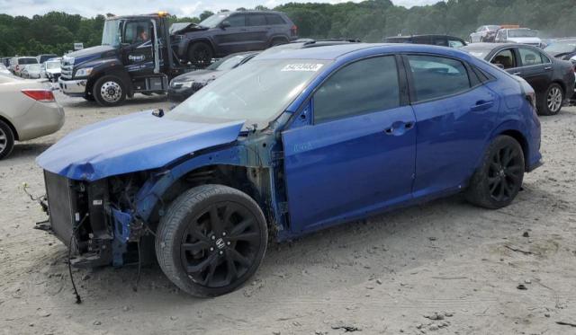 SHHFK7H46HU424413 - 2017 HONDA CIVIC SPORT 蓝色 照片 1