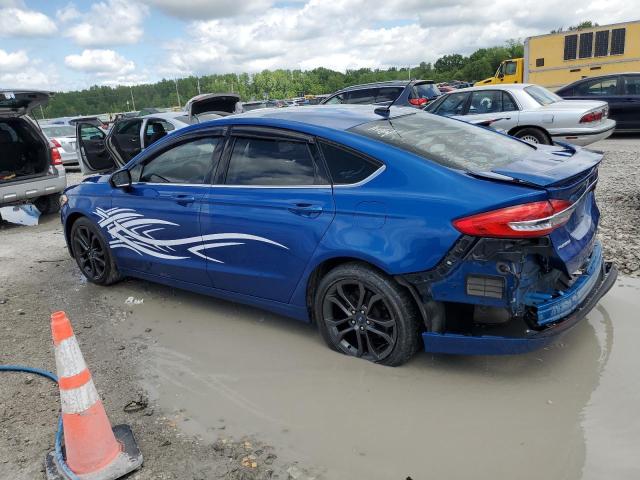 3FA6P0G79JR240518 - 2018 FORD FUSION S BLUE photo 2