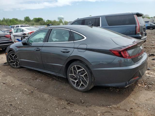 KMHL14JC0NA221749 - 2022 HYUNDAI SONATA N LINE GRAY photo 2