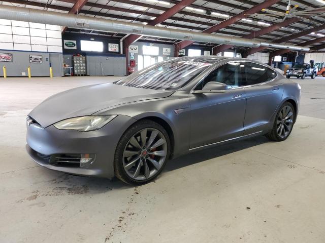 5YJSA1CPXDFP20501 - 2013 TESLA MODEL S GRAY photo 1