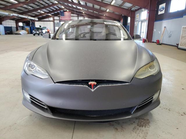 5YJSA1CPXDFP20501 - 2013 TESLA MODEL S GRAY photo 5