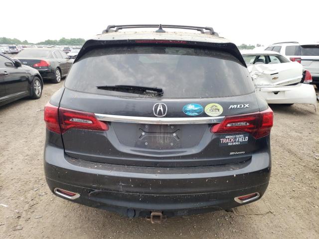 5FRYD4H83EB032702 - 2014 ACURA MDX ADVANCE GRAY photo 6