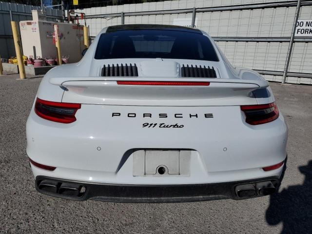 WP0AD2A93JS156492 - 2018 PORSCHE 911 TURBO WHITE photo 6