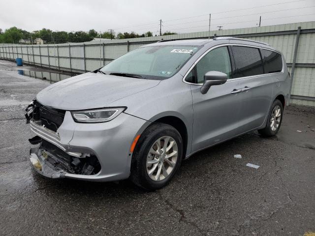 2C4RC3BG5MR554334 - 2021 CHRYSLER PACIFICA TOURING L SILVER photo 1