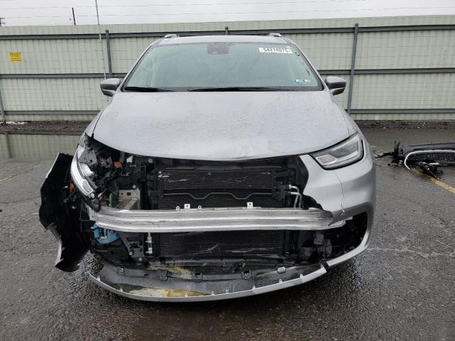2C4RC3BG5MR554334 - 2021 CHRYSLER PACIFICA TOURING L SILVER photo 5