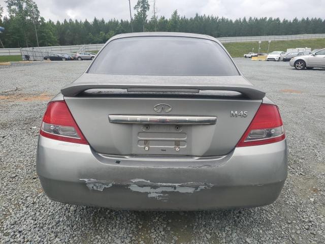 JNKAY41E43M003851 - 2003 INFINITI M45 GRAY photo 6