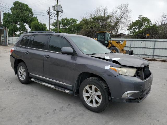 5TDZK3EH7CS062787 - 2012 TOYOTA HIGHLANDER BASE CHARCOAL photo 4