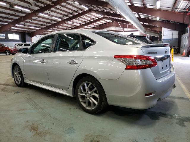 3N1AB7AP0DL790589 - 2013 NISSAN SENTRA S SILVER photo 2