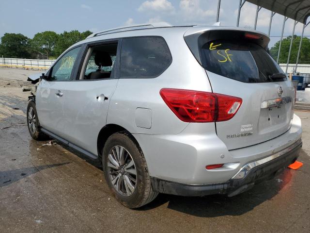 5N1DR2MN9KC596358 - 2019 NISSAN PATHFINDER S SILVER photo 2
