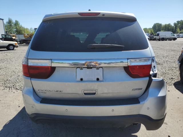 1C4RDJDG8CC187774 - 2012 DODGE DURANGO CREW SILVER photo 6