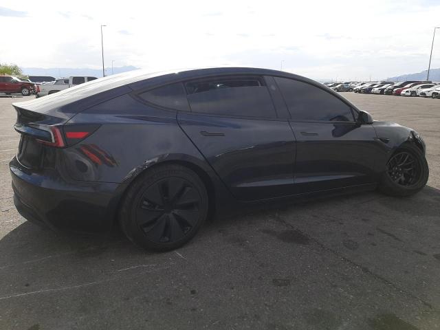 5YJ3E1EA8SF970821 - 2025 TESLA MODEL 3 BLACK photo 3