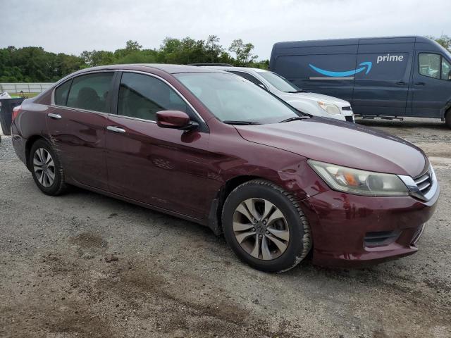 1HGCR2F34DA149562 - 2013 HONDA ACCORD LX BURGUNDY photo 4