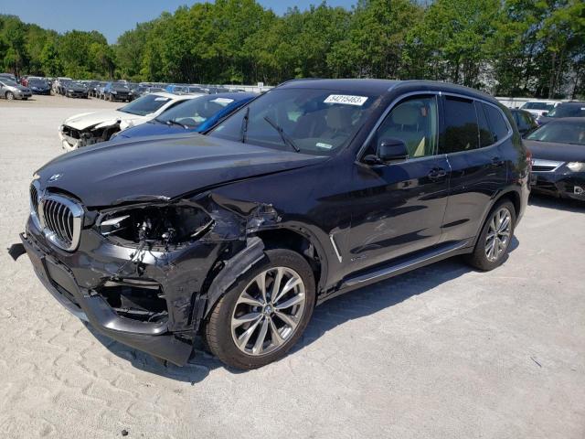 5UXTR9C51JLC79006 - 2018 BMW X3 XDRIVE30I BLACK photo 1