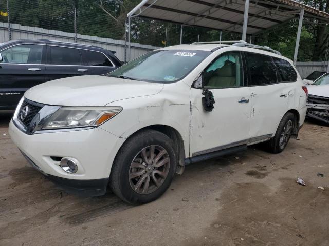 5N1AR2MN2FC612814 - 2015 NISSAN PATHFINDER S WHITE photo 1