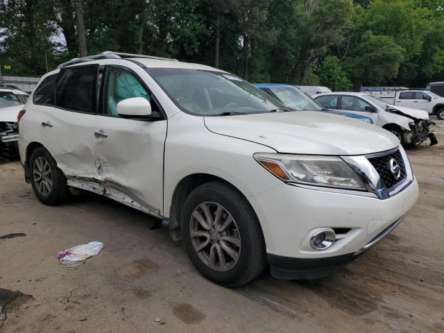 5N1AR2MN2FC612814 - 2015 NISSAN PATHFINDER S WHITE photo 4