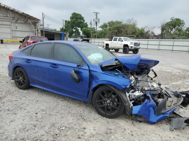 2HGFE2F57NH558281 - 2022 HONDA CIVIC SPORT BLUE photo 4