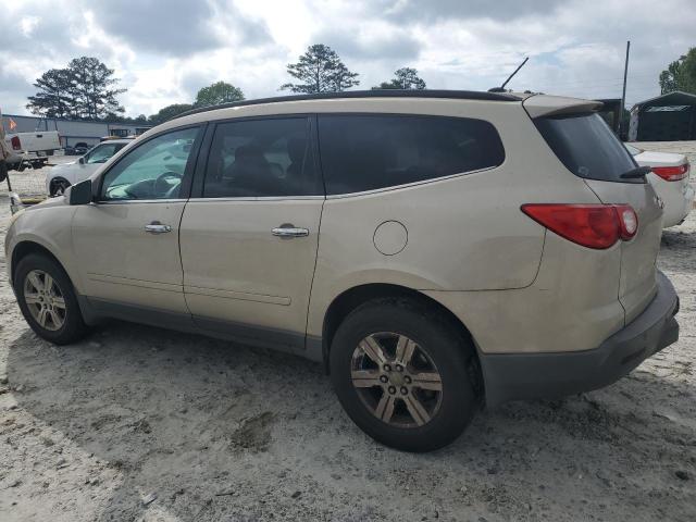 1GNKRGED9CJ266237 - 2012 CHEVROLET TRAVERSE LT TAN photo 2