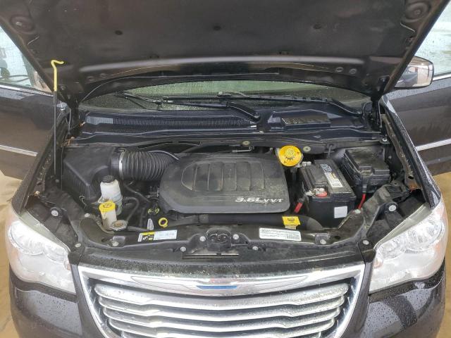 2C4RC1CG5FR628504 - 2015 CHRYSLER TOWN & COU TOURING L BLACK photo 12