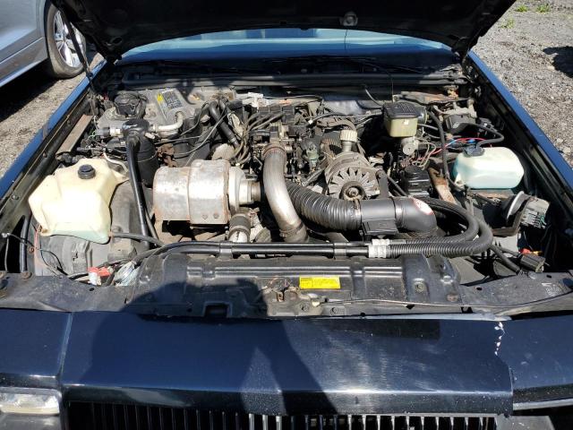 1G4GJ1177HP457836 - 1987 BUICK REGAL 黑色 照片 11