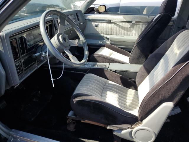 1G4GJ1177HP457836 - 1987 BUICK REGAL 黑色 照片 7