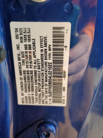 5J6YH28654L021022 - 2004 HONDA ELEMENT EX TWO TONE photo 13