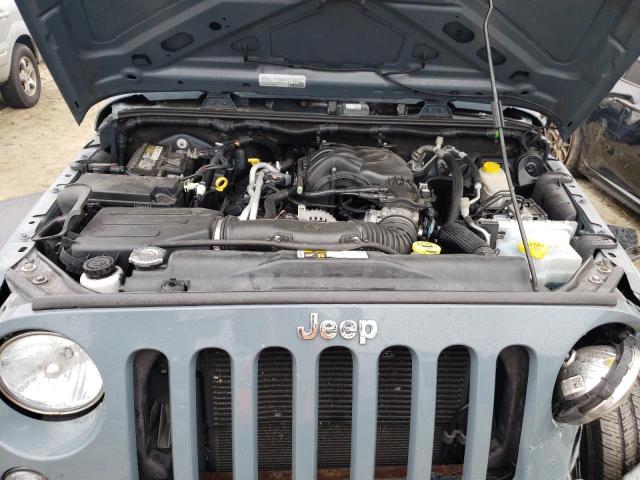 1C4AJWAGXFL729405 - 2015 JEEP WRANGLER SPORT GRAY photo 12