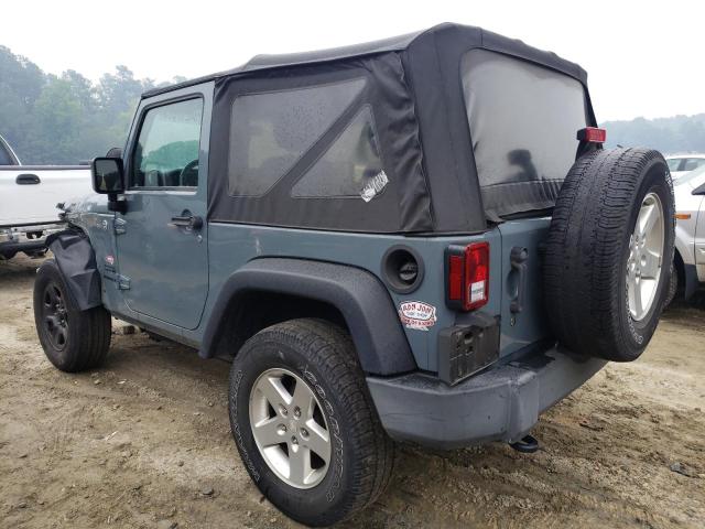 1C4AJWAGXFL729405 - 2015 JEEP WRANGLER SPORT GRAY photo 2