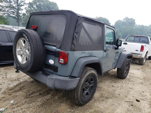 1C4AJWAGXFL729405 - 2015 JEEP WRANGLER SPORT GRAY photo 3