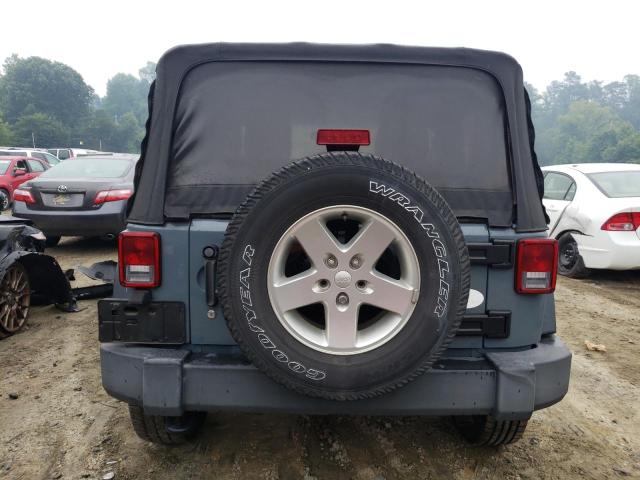 1C4AJWAGXFL729405 - 2015 JEEP WRANGLER SPORT GRAY photo 6