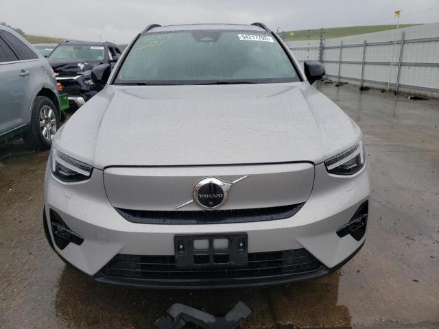 YV4ED3UM1P2958407 - 2023 VOLVO XC40 RECHARGE ULTIMATE SILVER photo 5