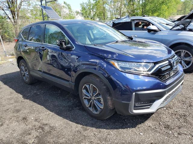 5J6RT6H8XNL021336 - 2022 HONDA CR-V EXL BLUE photo 4