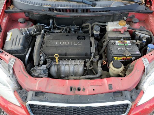 KL1TD6DE4AB126742 - 2010 CHEVROLET AVEO LS 红色 照片 11