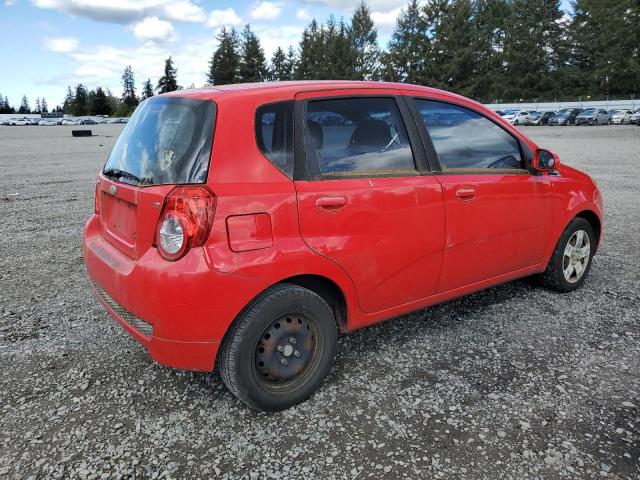 KL1TD6DE4AB126742 - 2010 CHEVROLET AVEO LS RED photo 3