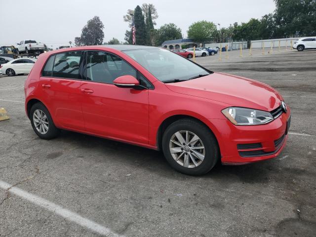 3VW217AU5FM031649 - 2015 VOLKSWAGEN GOLF RED photo 4