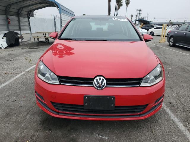 3VW217AU5FM031649 - 2015 VOLKSWAGEN GOLF RED photo 5