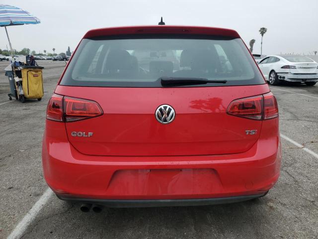 3VW217AU5FM031649 - 2015 VOLKSWAGEN GOLF RED photo 6
