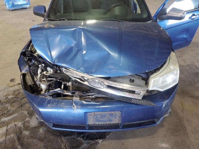 1FAHP36N69W120517 - 2009 FORD FOCUS SES BLUE photo 11