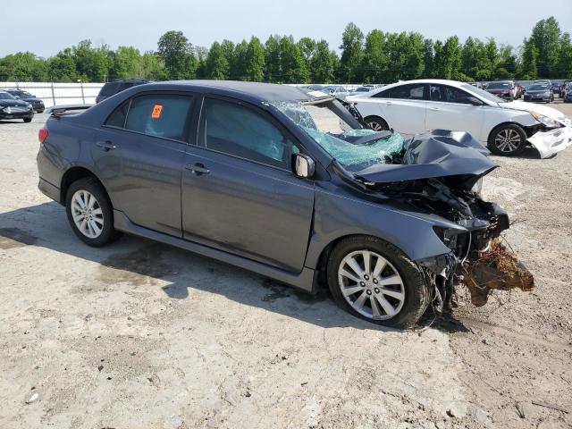 2T1BU4EE6AC454639 - 2010 TOYOTA COROLLA BASE GRAY photo 4