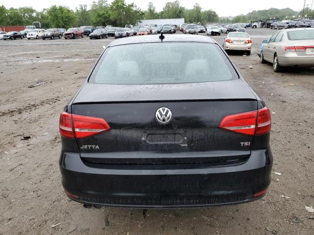 3VWD17AJXFM203432 - 2015 VOLKSWAGEN JETTA SE BLACK photo 6