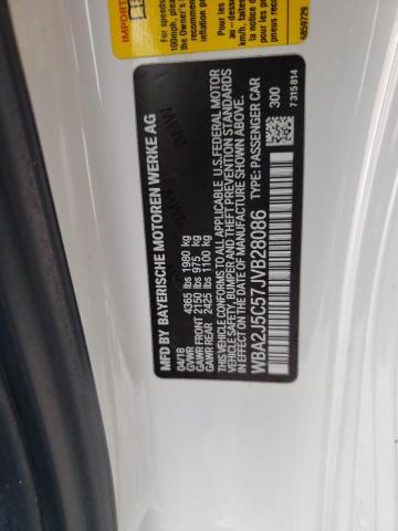 WBA2J5C57JVB28086 - 2018 BMW M240I Weiß Foto 12