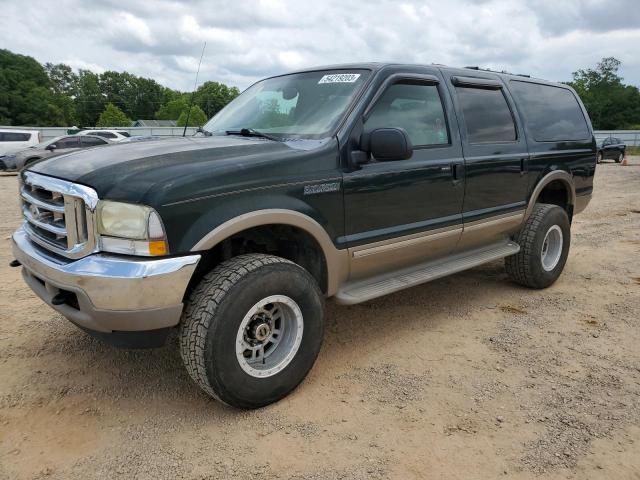 1FMNU43SX2EB96965 - 2002 FORD EXCURSION LIMITED GREEN photo 1