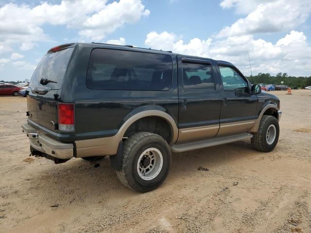 1FMNU43SX2EB96965 - 2002 FORD EXCURSION LIMITED GREEN photo 3