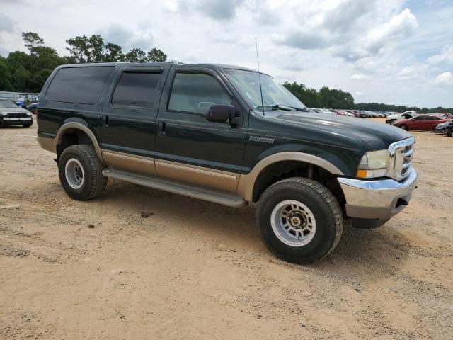 1FMNU43SX2EB96965 - 2002 FORD EXCURSION LIMITED GREEN photo 4