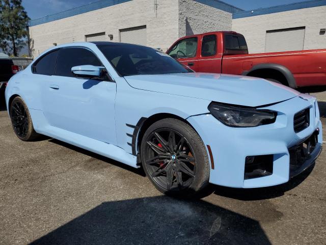 3MF13DM08P8D61938 - 2023 BMW M2 BLUE photo 4