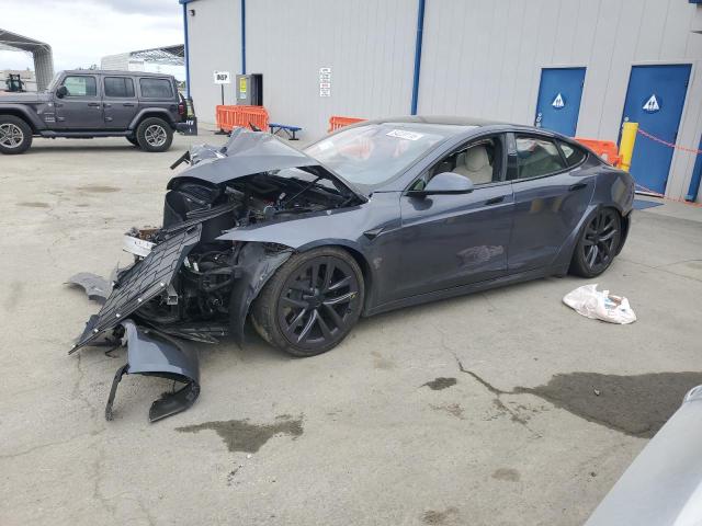 5YJSA1E5XNF474238 - 2022 TESLA MODEL S SILVER photo 1