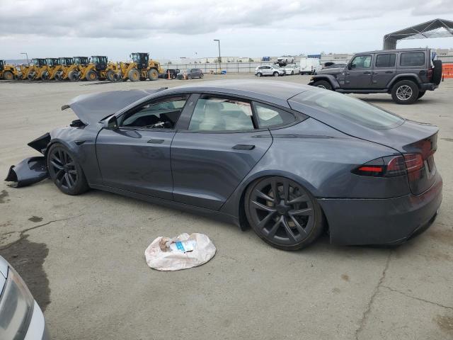 5YJSA1E5XNF474238 - 2022 TESLA MODEL S SILVER photo 2