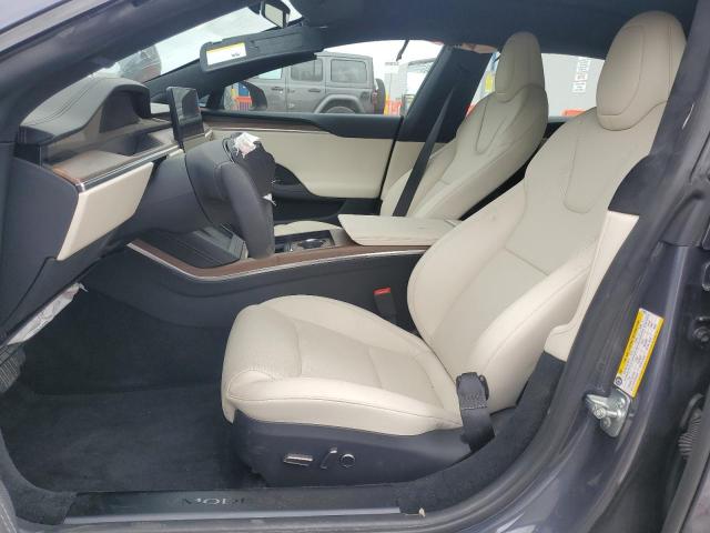 5YJSA1E5XNF474238 - 2022 TESLA MODEL S SILVER photo 7